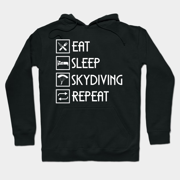 Fantastic Eat Sleep Skydiving Hoodie by fiar32